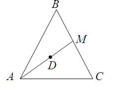 Me  1. in abc, centroid d is on median . ad = x + 5 and dm = 2x – 1. find am. picture on