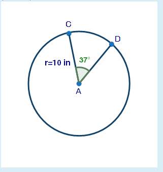 Which of the following could be used to calculate the area of the sector in the circle shown above?&lt;