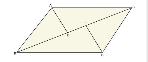 Urgent  pictures included proof 6a in parallelogram abcd, ae and cf are perp