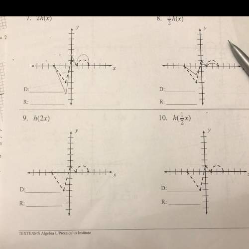 Could y’all graph the transformations for 9 and 10