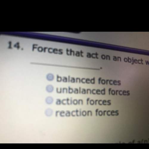 Forces that act on an object without changing its motion are called