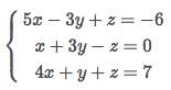 what is the solution to this system of equations?