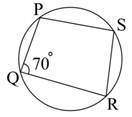 Will make !  a quadrilateral pqrs is inscribed in a circle, as shown below:  what is the