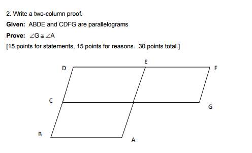 Parallelogram proof can someone me with this, ? i am at a loss. t^t(brainliest answer)