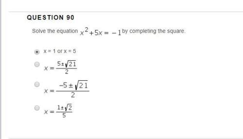 Solve the equation x^2 + 5x = -1 by completing the square.