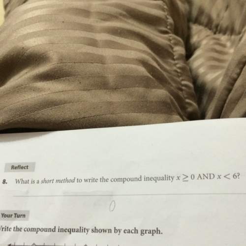 Whats a short method to write compound inequality x&gt; 0 and x&lt; 6