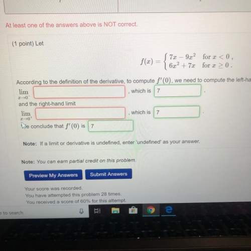 Calc 1 question: answer correctly if you're smart and ignore if you're an idiot. will give brainli