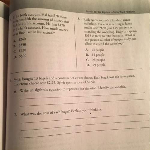 Can you guys me with these questions ? !
