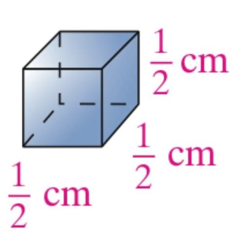 What is the volume? i really need , show what is the volume of this cube? everything is 1/2 cm;