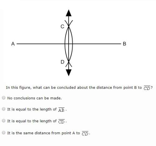 In this figure, what can be concluded about the distance from point b to cd?