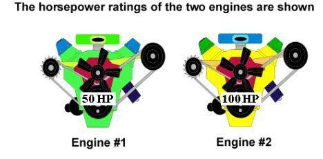 Which statements are correct? select all that apply. both engines can do equal wo