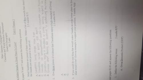 What is the answer in number 3 question
