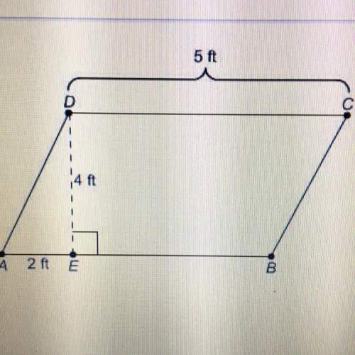 Awindow in the shape of a parallelogram has the dimensions given what’s the area of this