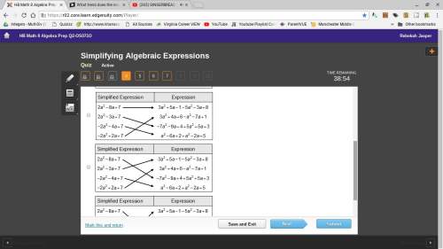 Sahib tried four different solutions to the matching problem. which of his four answers is correct?