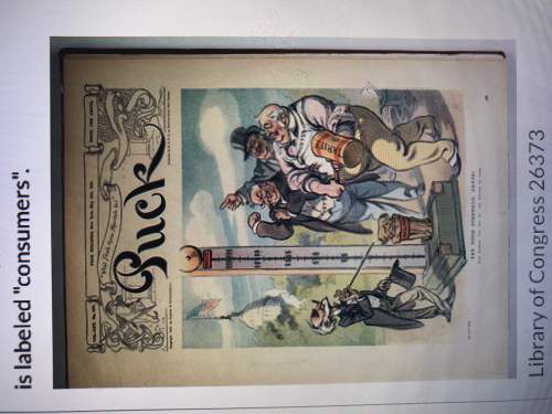 This politician cartoon was created in 1909. the caption reads, “ try your strength, gents. the hard
