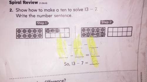 Show how to make ten to solve 13-7. write in a number sentence. =_ so, 13-7=_. me. i d