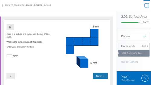 Here is a picture of a cube, and the net of this cube. what is the surface area of this cube?&lt;