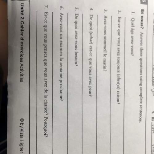 Can someone either translate the questions to english or answer the questions that would mean a lot&lt;