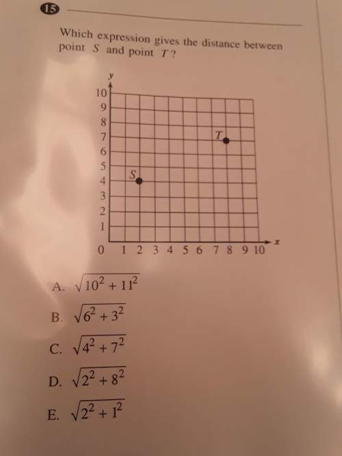 Witch question gives distance between point s and point t