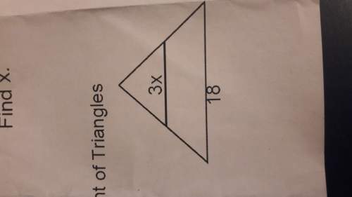 Midsegment of triangles find x