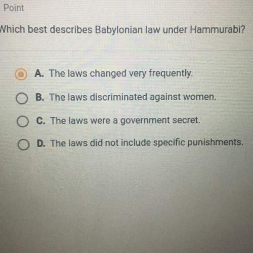Which best describes babylonian law under hammurabi?