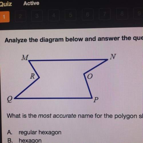 What is the most accurate name for the polygon shown in the figure