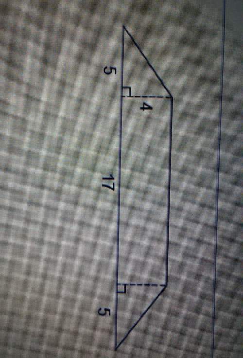 What is the area of this trapezoid? enter your answer in the box