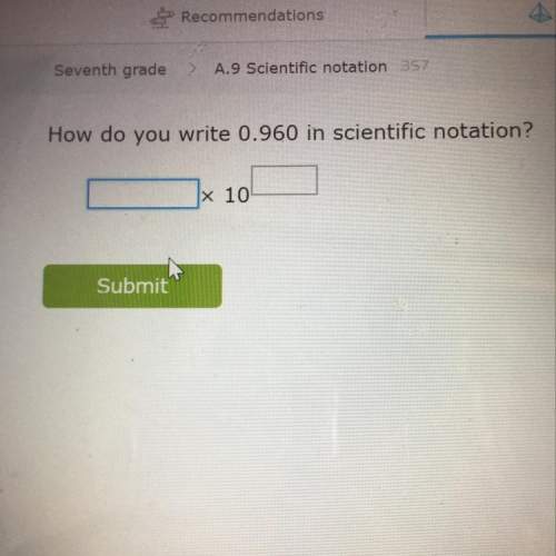 How do you write 0.960 in scientific notation?