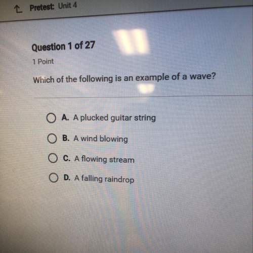 Which of the following is an example of a wave?