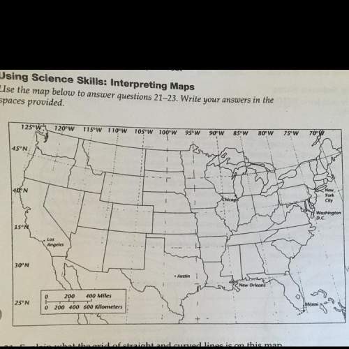 Explain how you would determine the distance from austin to washington, d.c., using this map.&lt;