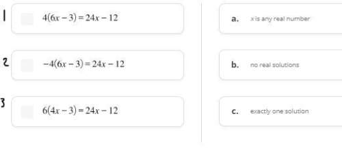 Match each equation with the statements that apply to its solution.