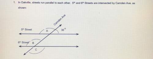 Asap will mark !  in oakville, streets run parallel to each other. 5th and