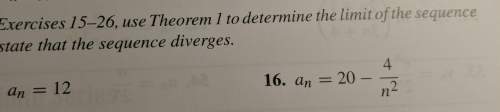 Determine if the limit exists an= 12