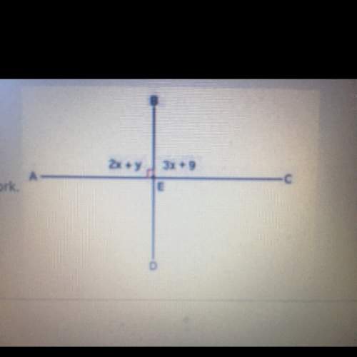 In the diagram below ac is perpendicular to bd find x show all work