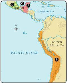 Which group correctly identifies the locations of major civilizations in the americas before the arr