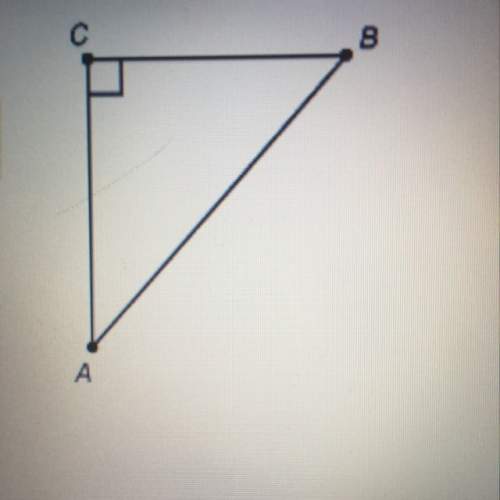 For triangle abc, which side is opposite angle b  a.) side ac b.) side ab