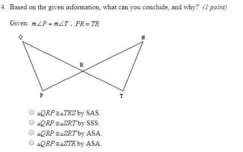 Based on the given information, what can you conclude, and why? ( ! )