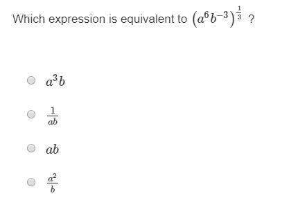 Which expression is equivalent to (picture attached)