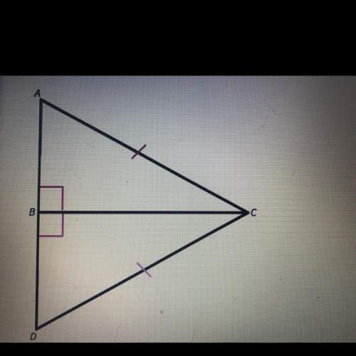 Is it possible to prove these triangles congruent by the hl theorem?  -yes  -no