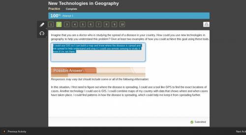 How could you use new technologies in geography to help you understand this problem