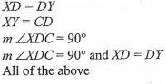Line xy is perpendicular to line cd at d. which conclusion can be drawn?