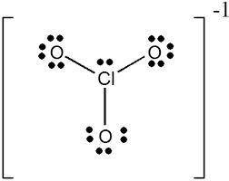 ClO3− Draw the molecule by placing atoms on the grid and connecting them with bonds. Include all lon