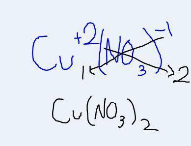 A teacher wrote the following part of a balanced chemical equation Cu+2AgNO3