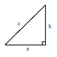 If side c of a right triangle is called the hypothenuse, what are the other sides called