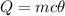 Q = mc\theta