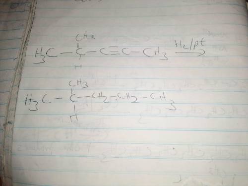 Testbank, Question 095 What is the expected major organic product from the treatment of 4-methyl-2-p