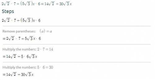 (2√27 + (5√3)x 6 Can anyone help me out with this plase?