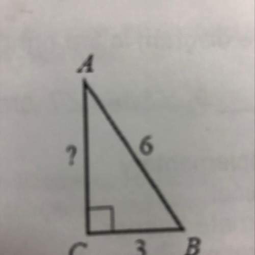 4. in the figure below, abc is a right triangle. the length of ab is 6 units and the length of