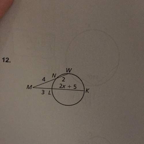 Find the value of x is this problem