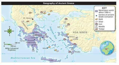 Based on this map, what was true of the two city-states that came to dominate ancient greece?
